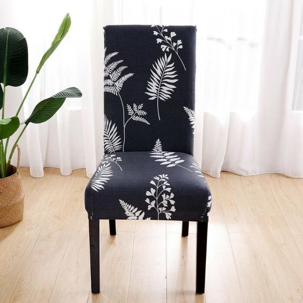 

chair covers removable cover creative printed display wedding banquets home dining room decor furniture protectors