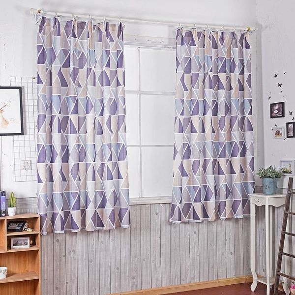 

curtain & drapes european-style printed embroidery curtains for living room blue cotton and linen window christmas snowflake #g3