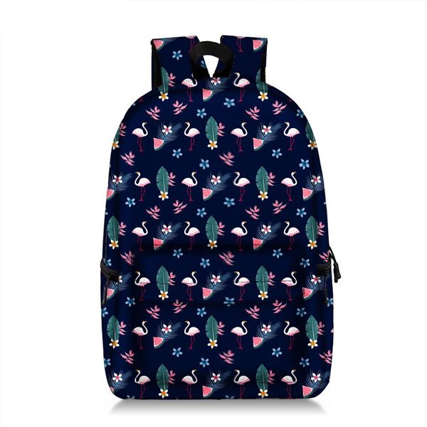

leaf pattern student print backpack high-quality, comfortable and large-capacity novel fun school trip play
