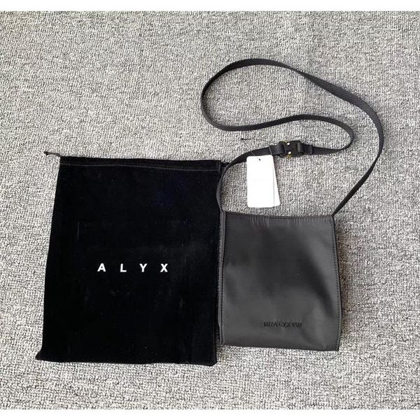 

men women functional metal button alyx bags street wear canvas handbags waist