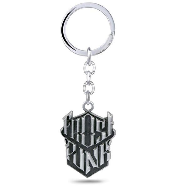 

keychains frostpunk keychain metal games charm porte clef sleutelhanger men key ring car bag accessories game jewelry, Silver
