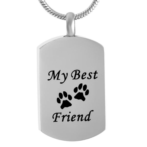 

pet ashes jewelry my friends memorial keepsake urn necklace cremation pendant for dog cat necklaces, Silver