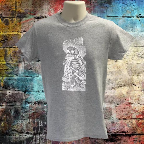 

tequila skull tshirt, day of the dead tee, graphic tee, candy skull tattoo tee, White;black