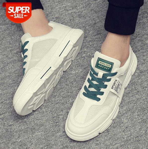 

little white shoes men's korean style all-match shoe mesh breathable casual #543b