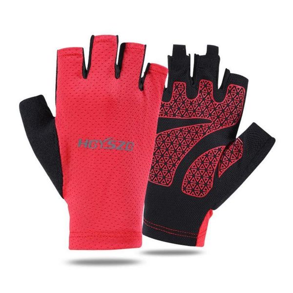 

cycling gloves half finger bicycle anti-skid sun protection outdoor breathable riding sports bike equipment, Black