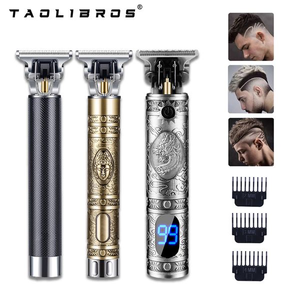 

rechargeable lcd electric hair clipper hair trimmer for men barber shop machine hair cut vintage electric men shaving t-outliner