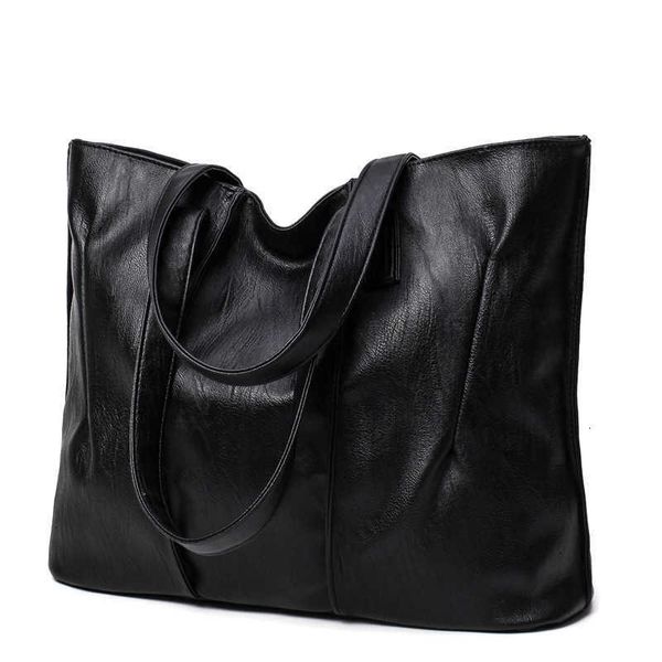 

fashion simple large capacity tote bag 2021 women's shoulder leisure handbag