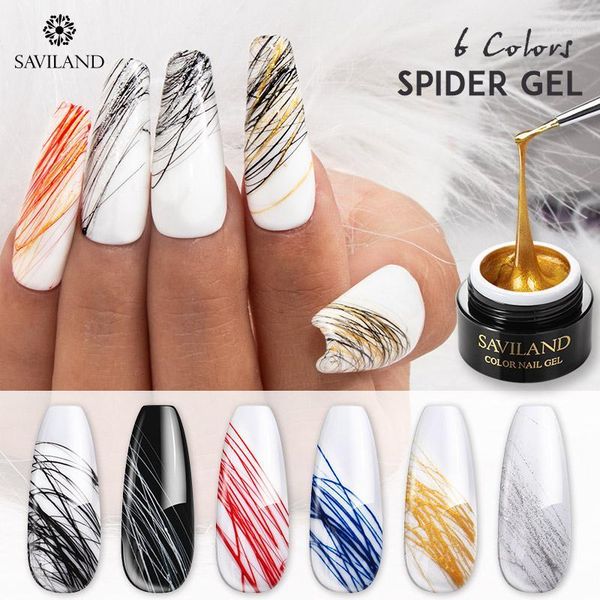 

spider wire drawing nail gel lacquer painting varnish pulling silk creative art polish1, Red;pink