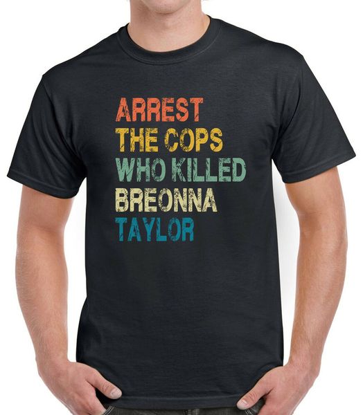 

arrest the cops who killed breonna taylor t-shirt, White;black