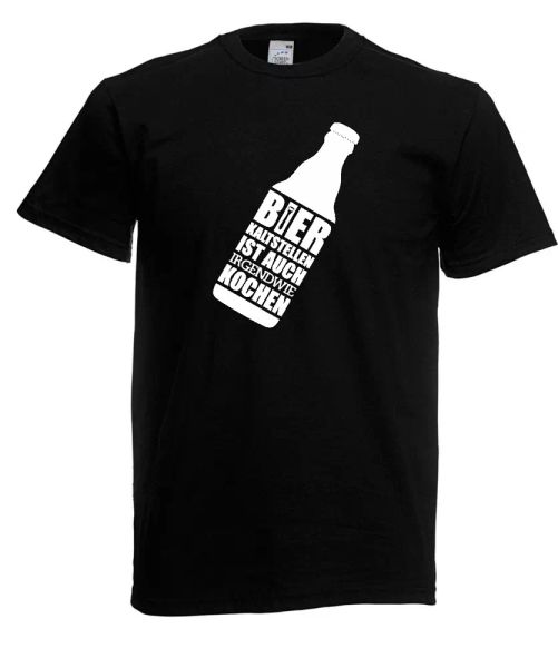

mens t-shirt  beer cold places is like cooking  size up to 5xl, White;black
