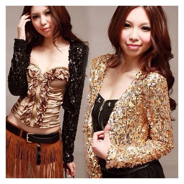 

wraps & jackets retro sequined bolero jacket stitching embroidery floral cardigan half flare sleeve sheer weddding bridal caple coat over si, White