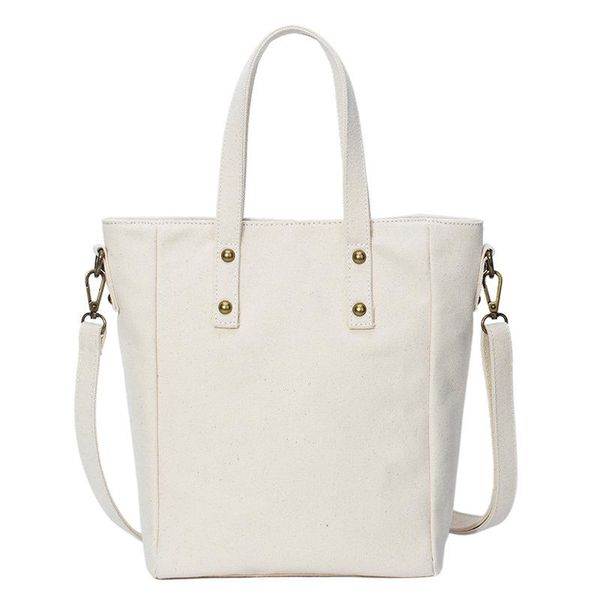 

evening bags large-capacity one-shoulder messenger bag canvas handbag japanese simple solid color