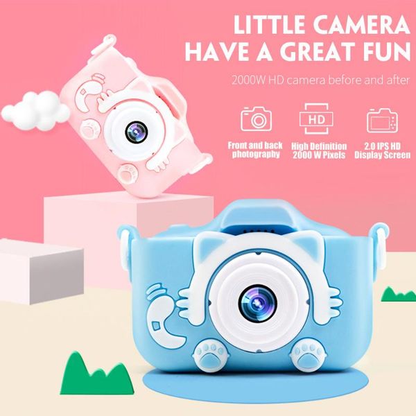 

2'' 10m pixel full hd kids digital camera toy cmos slr mini dual support tf card po video camcorder usb charge cameras