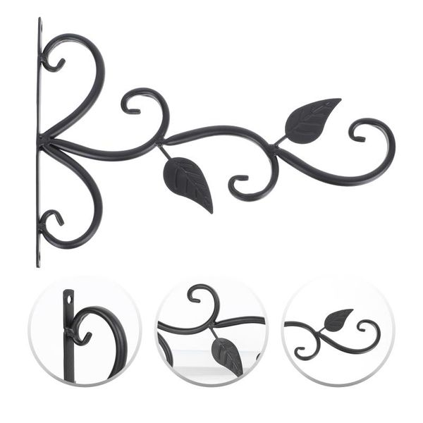 

hooks & rails 1pc creative garden iron art plant hook hanging bracket metal wall