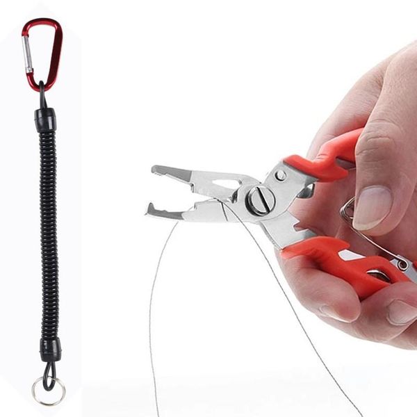 

fishing pliers grip set shovel hook stainless steel braided wire cutting machine multifunctional knotted braid line