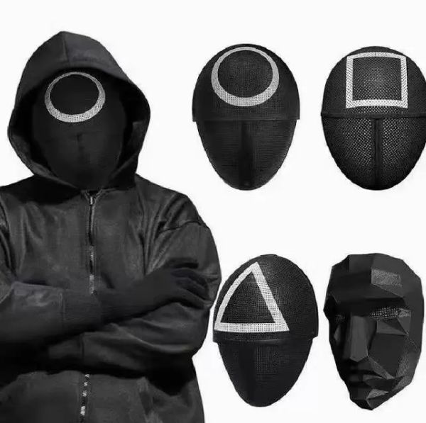 

2021 new toy boss squid game mask round square triangle wholesale