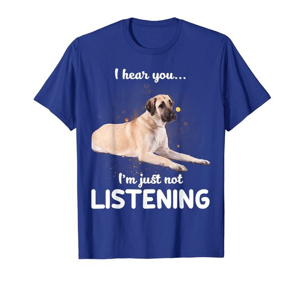 

anatolian shepherd dog i hear you not listening t-shirt, White;black