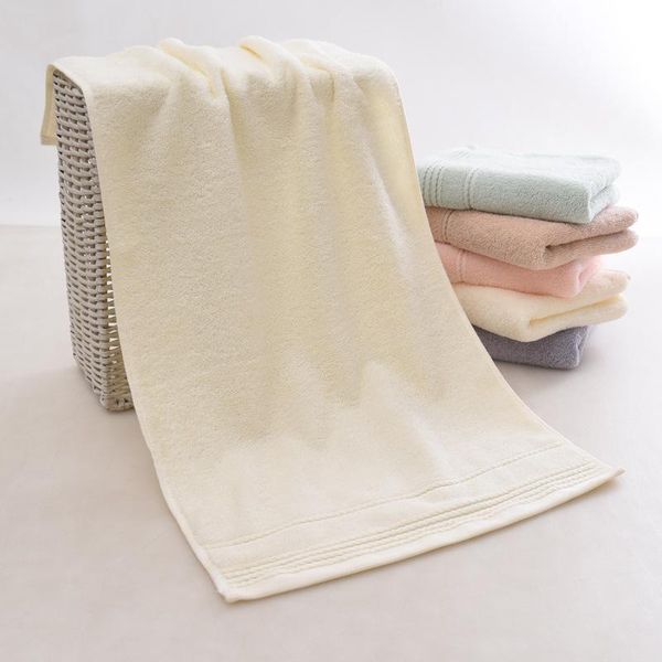 

towel 1pc solid color 100% cotton face hand microfiber strong absorption bath quick dry head wrap