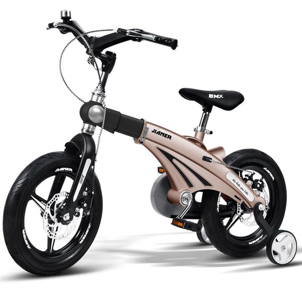 

12" 14" 16" magnesium alloy children's bicycle thicken tire spring fork comfortable kids bike gifts for 3-10 years old b
