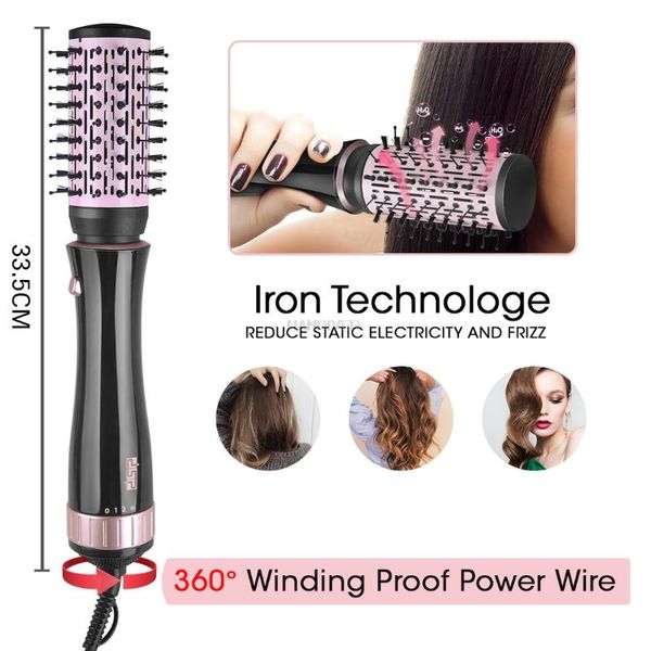 

electric hair brushes household seven in one multi-function dryer straight comb coil rod air suit 1000w