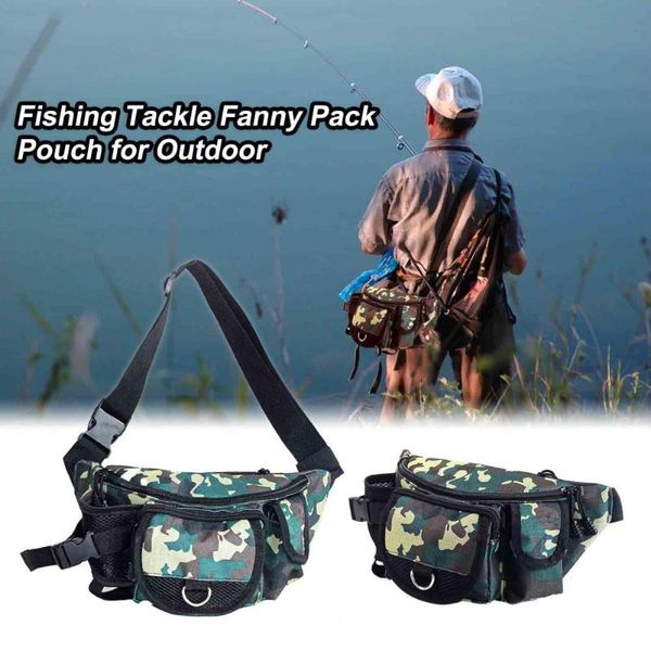 

fishing accessories bag stain resistant multipurpose large capacity tackle waist pack fish lures pouch for outdoor