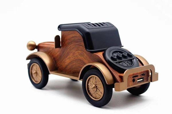 

retro bluetooth speaker portable creative car model mini support tf speakers