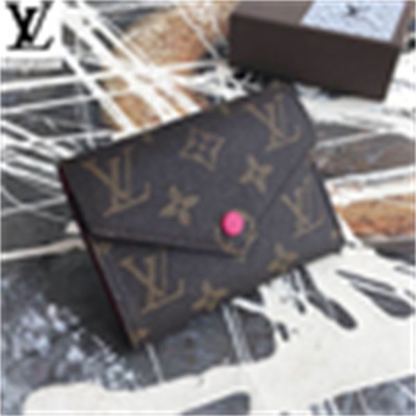 

chain brand buckle designer clutches luxury long gs3w compact women's short cover wallet wallet short wallets m41938 purse pink red eve