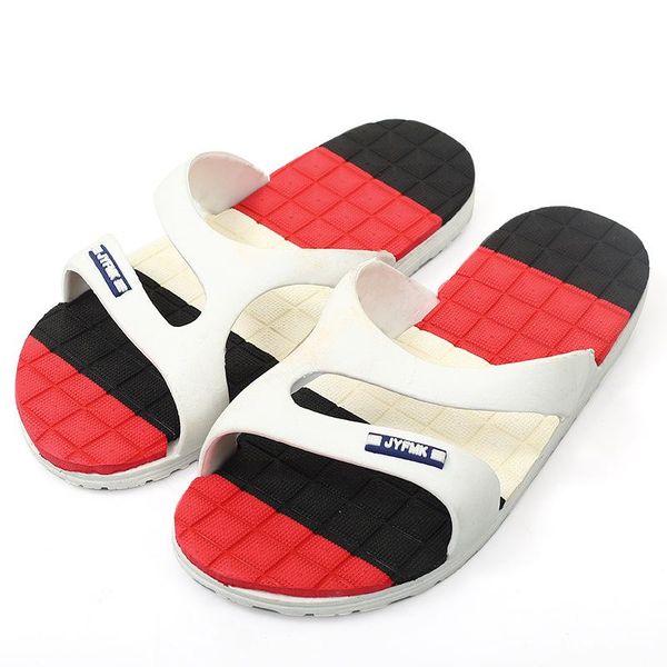 

slipper men's summer tide brand sandals home room inside and outside anti-slip slippers male students beach shoes wear, Black