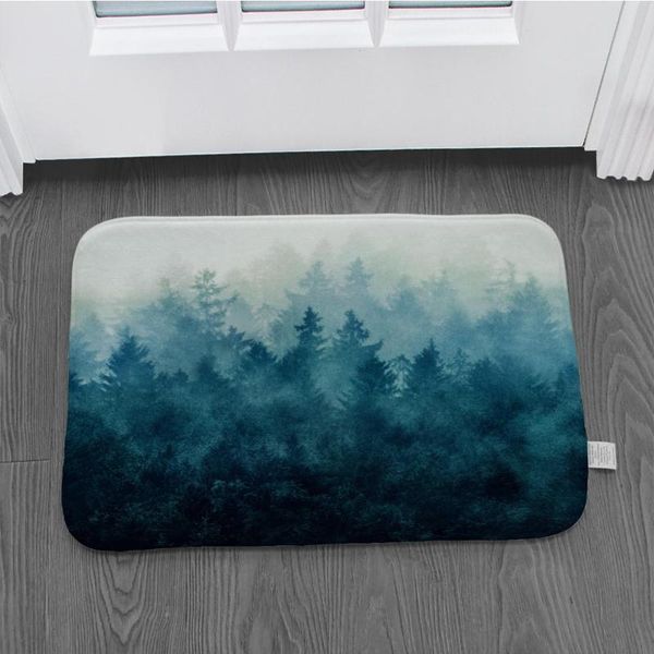 

cushion/decorative pillow starry sky printing door mat entrance soft non-slip 40x60cm bathroom matlze33