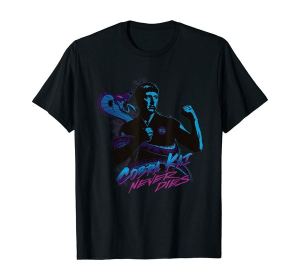 

cobra kai never dies cobra cool t-shirt size m-5xl, White;black