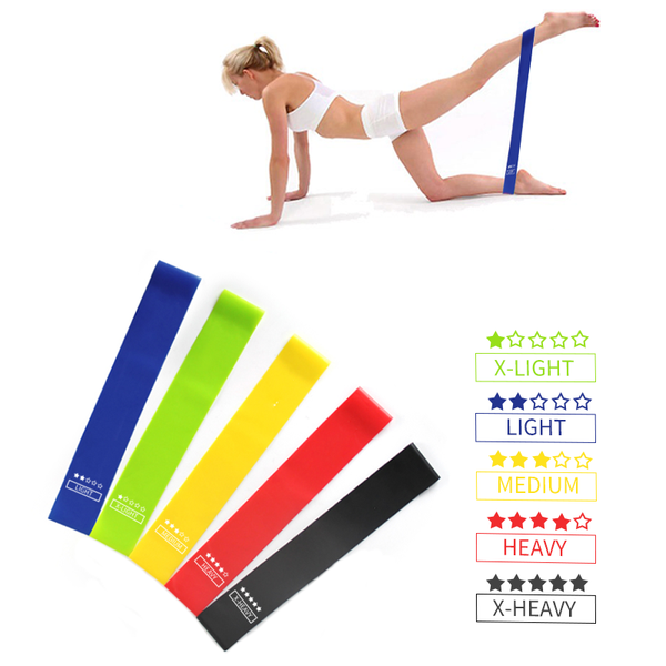 

exercise body in indoor or outside100% latex yoga booty hip fitness bands resistance loop