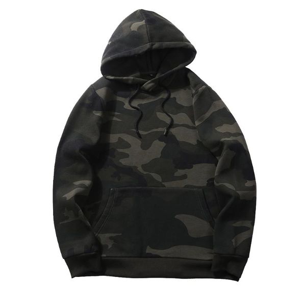 

spring casual camo casaco masculino loose crewneck sweatshirt men's hoodies & sweatshirts, Black