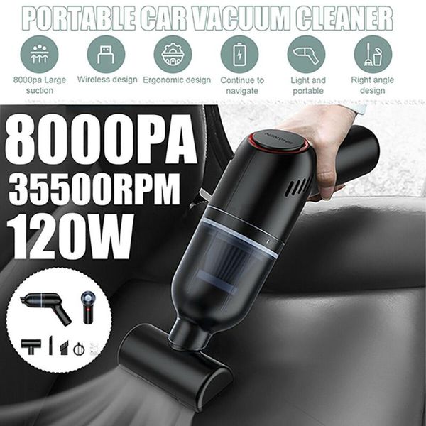

vacuum cleaner 8000pa car cordless home office portable handheld duster wet dry