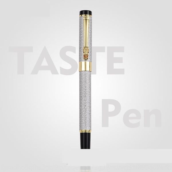 

hSH business fashion creative office metal signature neutral round pearl water calligraphy pearl fountain pens fountain pen calligraphy set