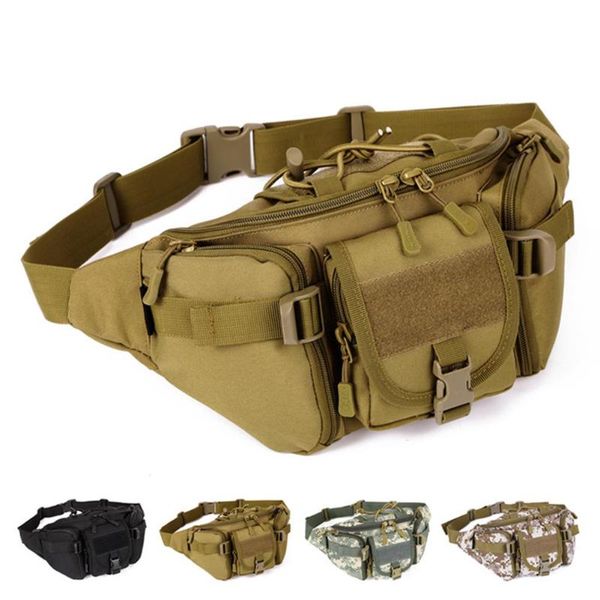 

outdoor bags waist bag men multifunction camouflage sports pack chest pouch oxford