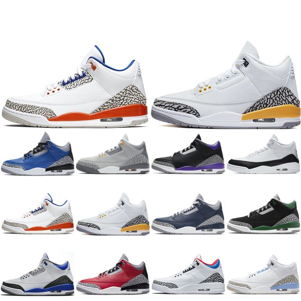

classic men pine green basketball shoes 3s blue cement cool grey court purple fragment knicks laser orange midnight navy seoul unc trainers