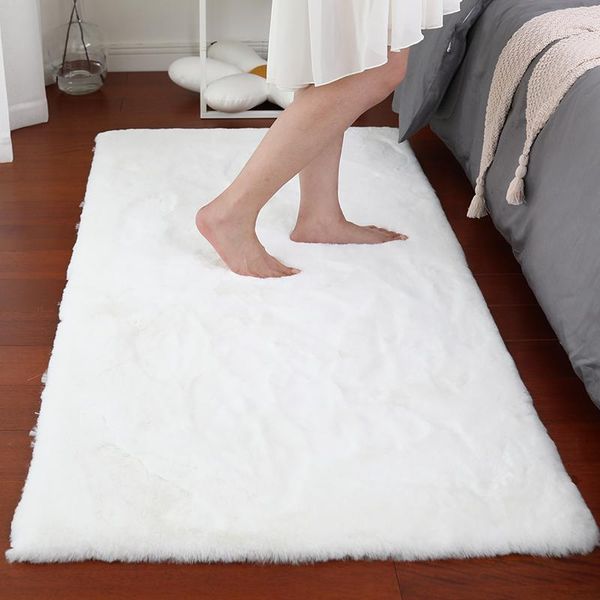 

carpets living room carpet modern soft fluffy plush bedside mat bedroom bay window chair decoration washable childrens furry blanket