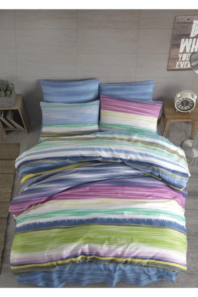

bedding sets stripe double duvet cover set 5337