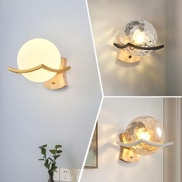 

wall lamp bedroom bedside aisle creative modern minimalist light luxury living room