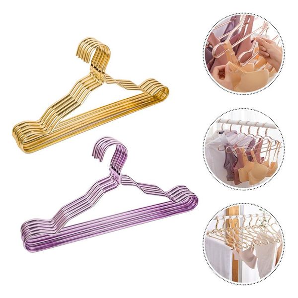 

hangers & racks 1 set 10 pcs clothing coat alloy traceless clothes