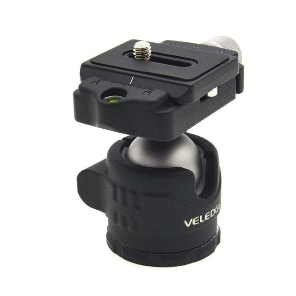 

tripod heads lc-28 metal aluminum alloy camera ball head rocker with 1/4in screw mount quick release plate