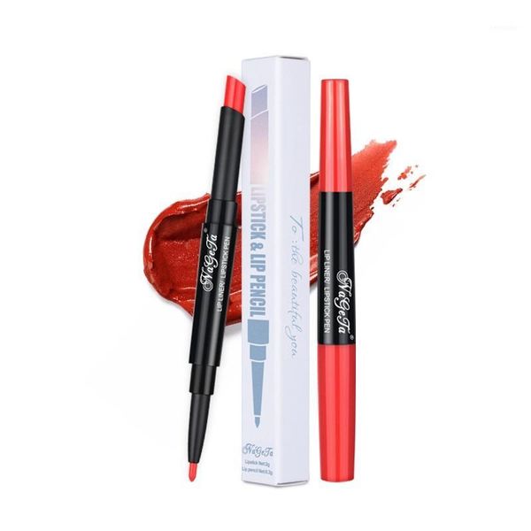 

in 1 double head lipstick matte waterproof lasting lipsticks lip liner makeup