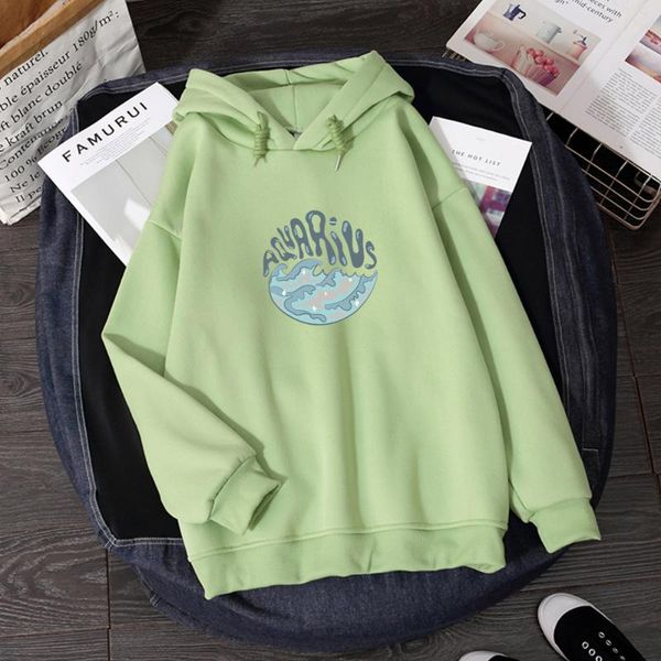 

women's hoodies & sweatshirts woman hoodie fleece winter korean oversize women aesthetic simple streewear jacket coat, Black