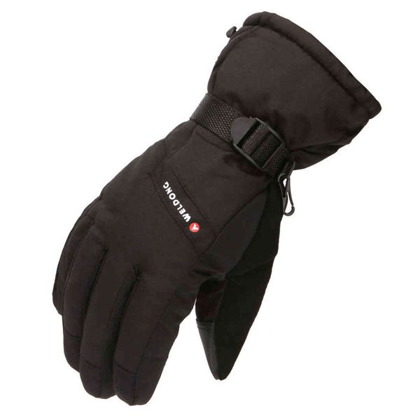 

winter skiing glov windproof thickened waterproof warm large version men's mountaineering riding all finger antiskid sports