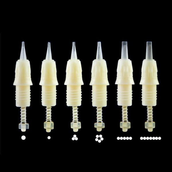 

tattoo needles 50pcs/lot disposable 9mm screw cartridges charmant eyebrow lip permanent makeup machine tip for lips
