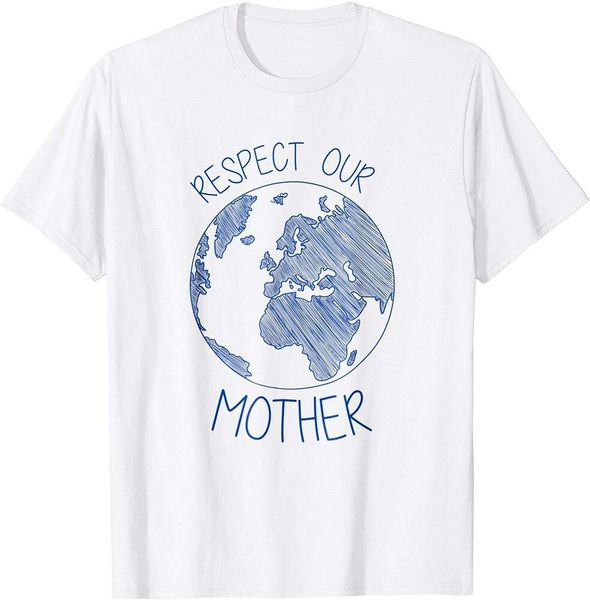 

respect our mother earth day hippie eco climate change tee size s-5xl, White;black