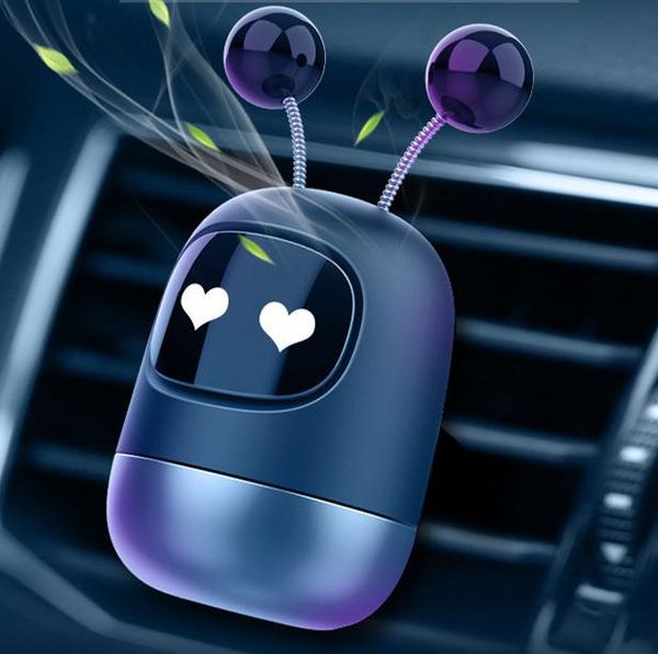 

interior decorations cute robot car air freshener adjusting clip diffuser vent mounting perfume accessories ornaments