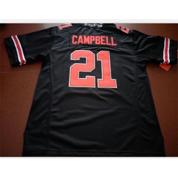 Personalizado 009 Juventude Mulheres Ohio Estado Buckeyes Parris Campbell # 21 Futebol Jersey Tamanho S-5XL ou Personalizado Qualquer nome ou Número Jersey