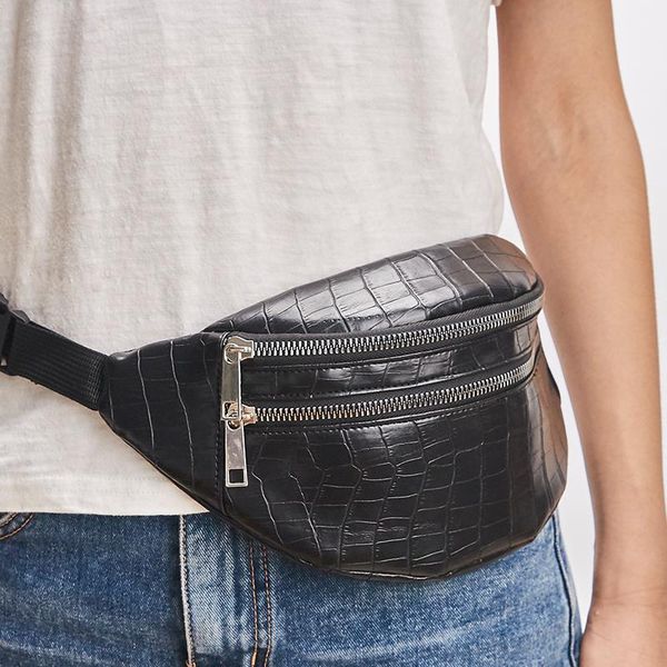 

waist bags swdf belt bag packs for women designer crocodile pu leather fanny pack message