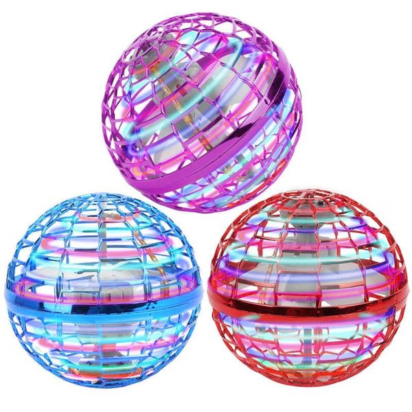

drones flynova pro flying ball spinner toy hand controlled helicopter 360 degree rotating mini with rgb light children magic drone